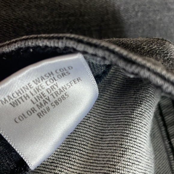 CARMAR Denim style # D088180 size 24 faded Jean black stretchy jeans/jeggings - Picture 6 of 14